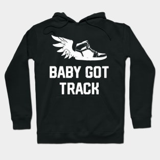 Baby Got Track Funny Track And Field Hoodie